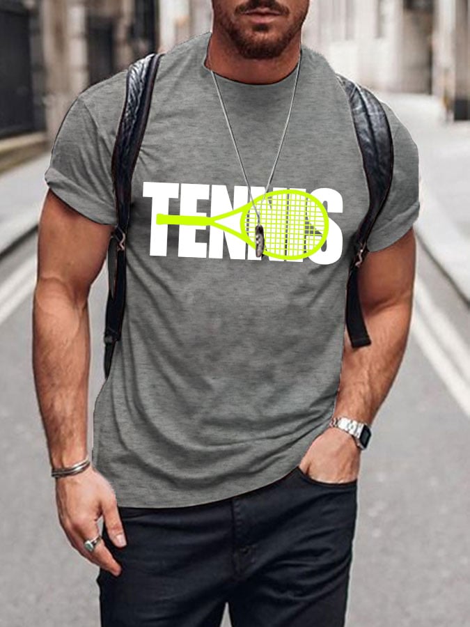 Men's Tennis Short Sleeve T-Shirt