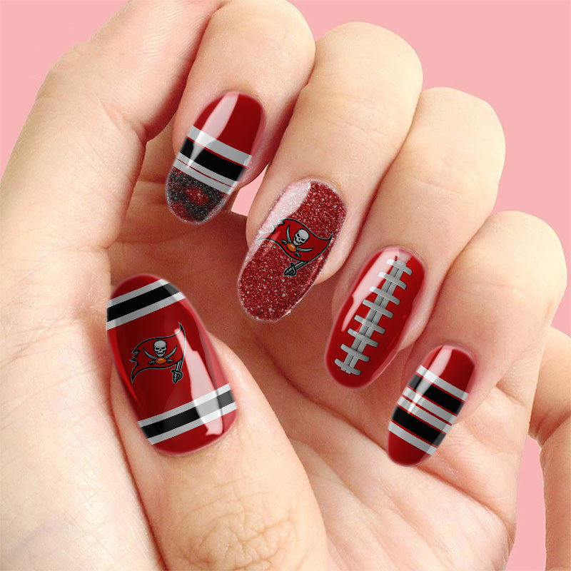 NFL All Team Nail Box Full Set Gift For Fan 30