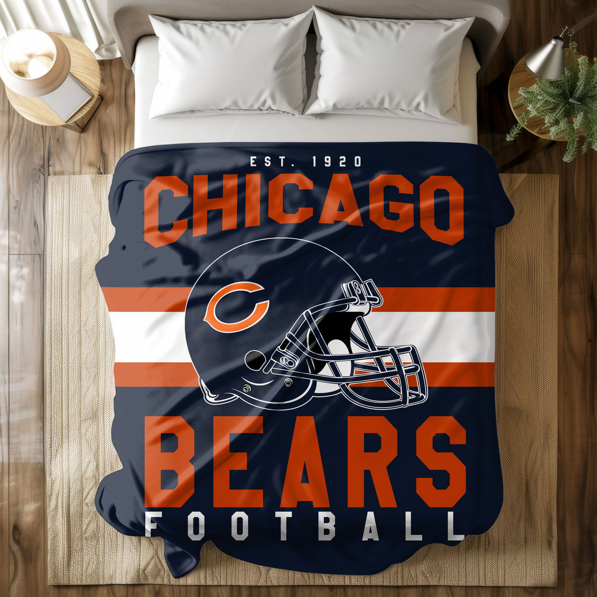 Chicago Bears Fleece Throw Blanket & Quilt