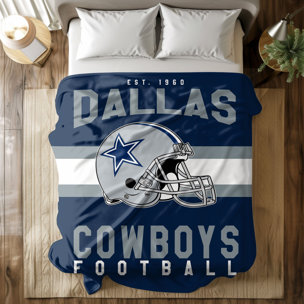 Dallas Cowboys Fleece Throw Blanket & Quilt