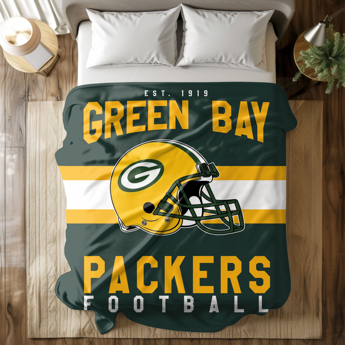 Green Bay Packers Fleece Throw Blanket & Quilt