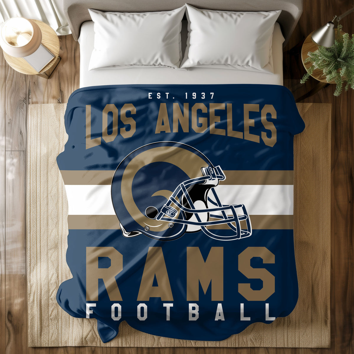 Los Angeles Rams Fleece Throw Blanket & Quilt