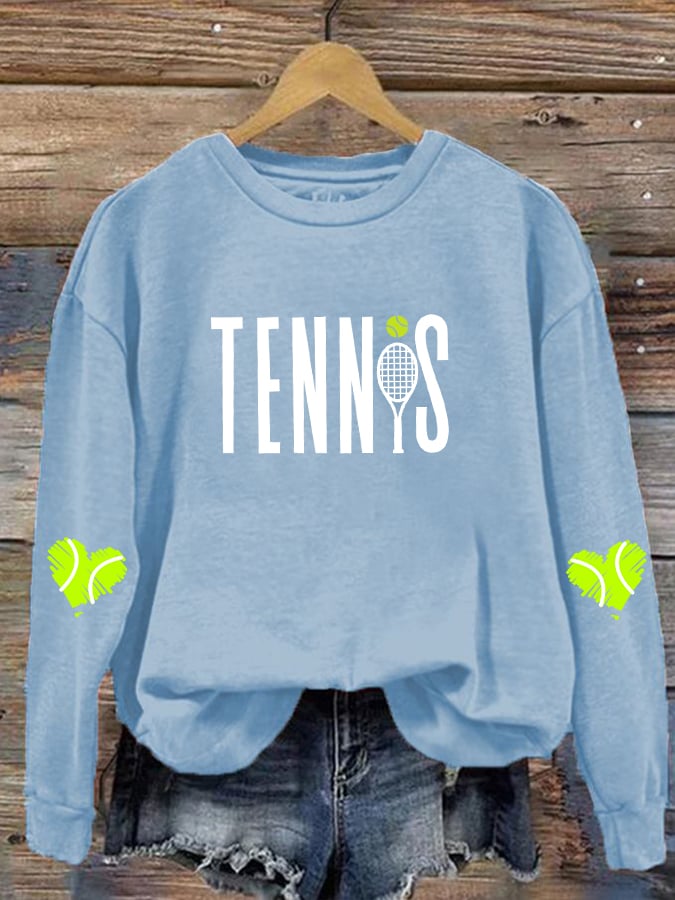 Women's Clothing Tennis Lovers Casual Sweaters