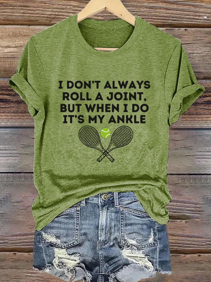 Women's Tennis Print T-shirt