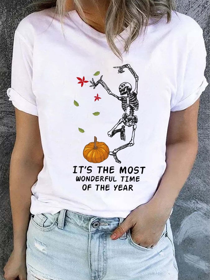 Women's It's the Most Wonderful Time of the Year Print T-Shirt