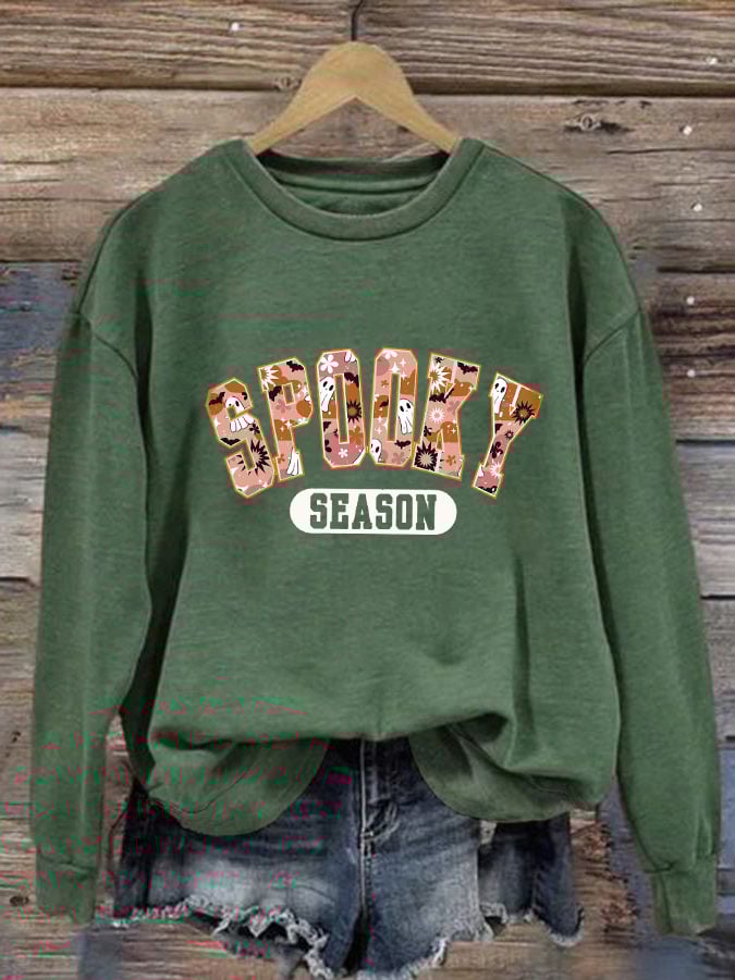 Women's Spooky Season Casual Sweatshirt