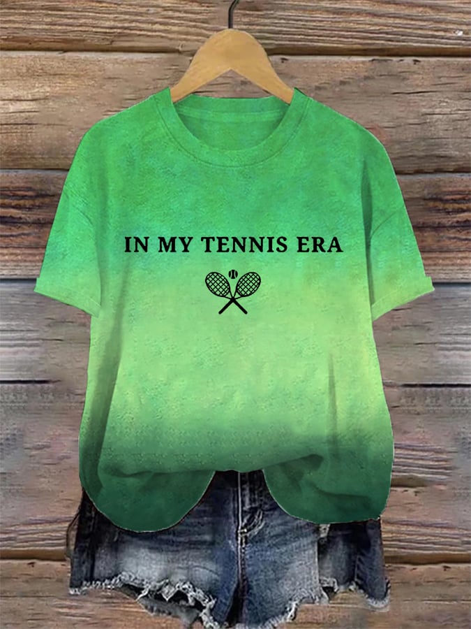 Women's In My Tennis Era Print T-Shirt
