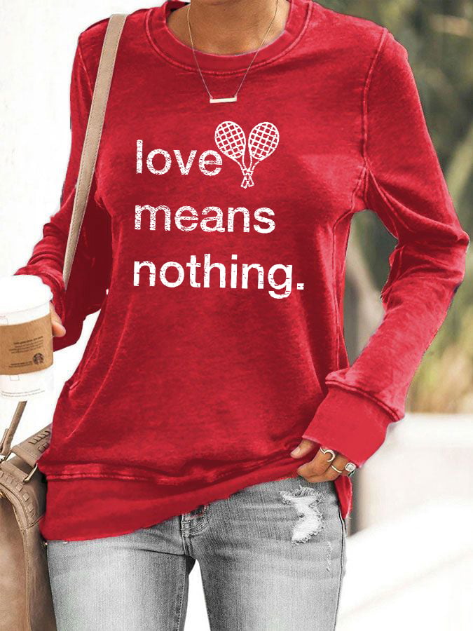 Women's tennis casual sweatshirt