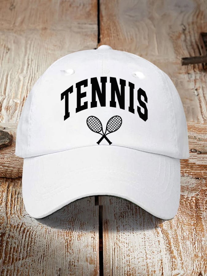 Tennis Printed Baseball Cap