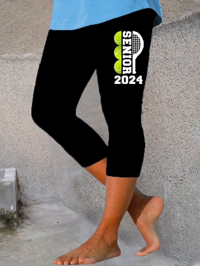 Women's Apres Tennis Print Leggings