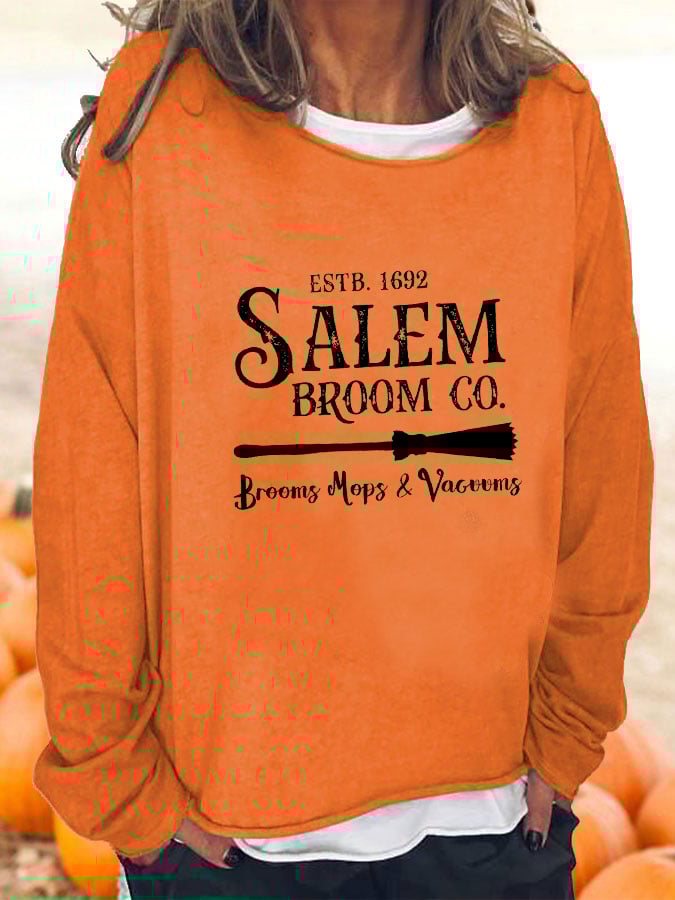 Women's Salem Broom Co Est 1692 Sweatshirt
