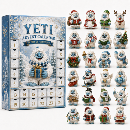 24-Day Yeti Advent Calendar | Collectible Figurine Christmas Countdown Gift