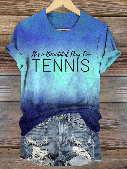 Women's It's a beautiful day for tennis T-shirt