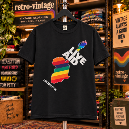 Live Aid 1985 Official Concert T-Shirt