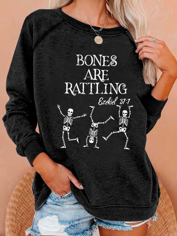 Women's Bones are Rattling Sweatshirt