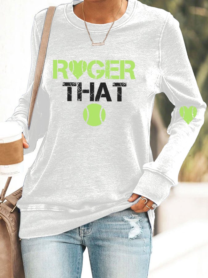 Women's tennis casual sweatshirt