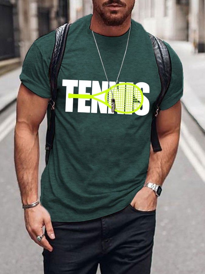 Men's Tennis Short Sleeve T-Shirt