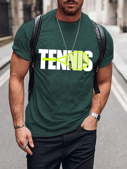 Men's Tennis Short Sleeve T-Shirt