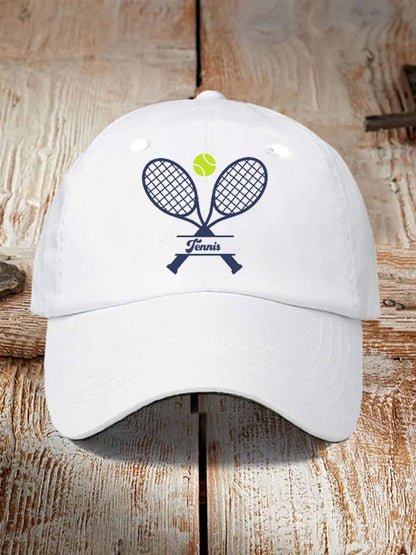 Tennis Printed Baseball Cap