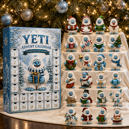 24-Day Yeti Advent Calendar | Collectible Figurine Christmas Countdown Gift