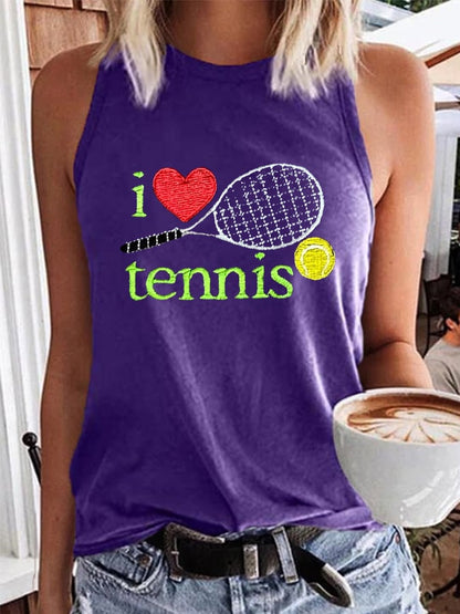 Women's Tennis Lover Casual Vest