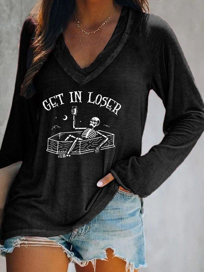 Women's Get In Loser Casual T-Shirt