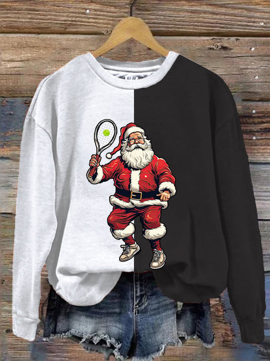 Women's Christmas Tennis Casual Sweatshirt