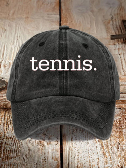 Tennis Printed Baseball Cap