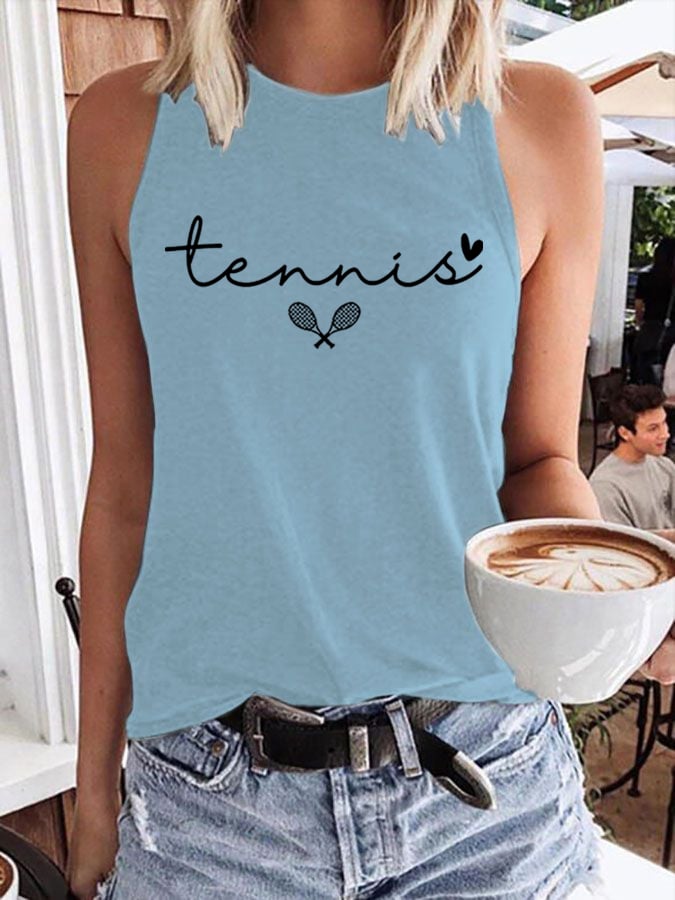Women's  Tennis Printed Vest