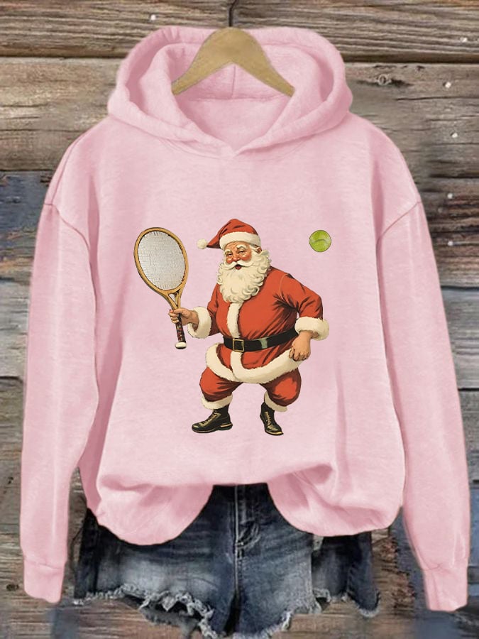Women's Christmas Tennis Casual Hoodie