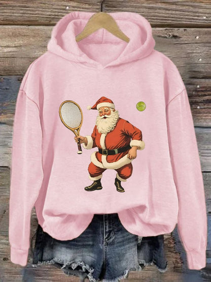 Women's Christmas Tennis Casual Hoodie