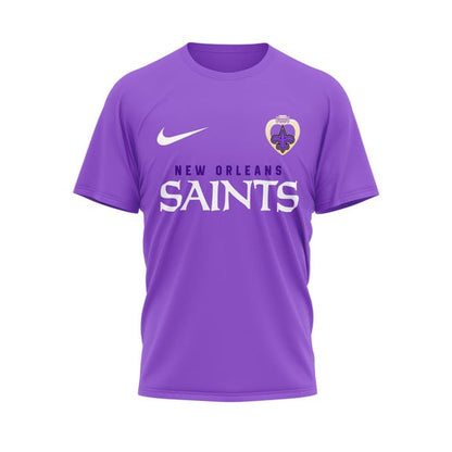 New Orleans Saints | Premium National Purple Heart Day 3D Shirt HI
