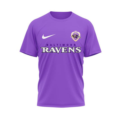 Baltimore Ravens | Premium National Purple Heart Day 3D Shirt HI