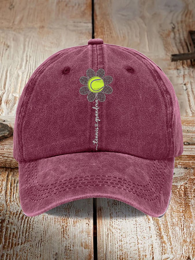 Tennis Printed Baseball Cap