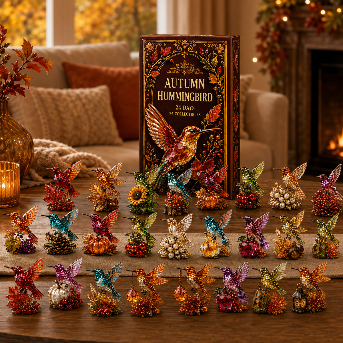 24-Day Advent Calendar Hummingbird Blind Box | Countdown Christmas Gift