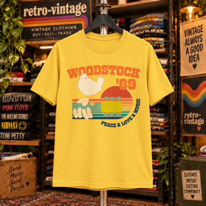 Retro Woodstock Festival Hippie T-Shirt