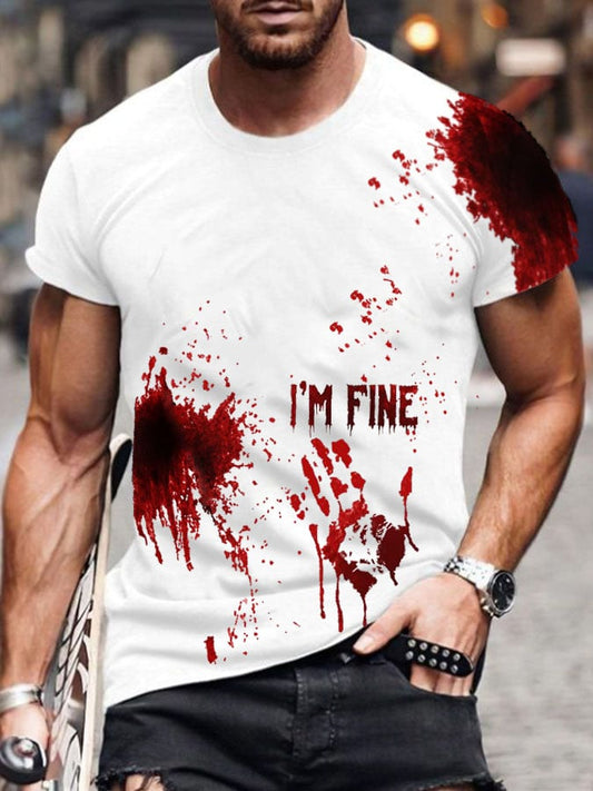 Halloween Men's Printed T-Shirt