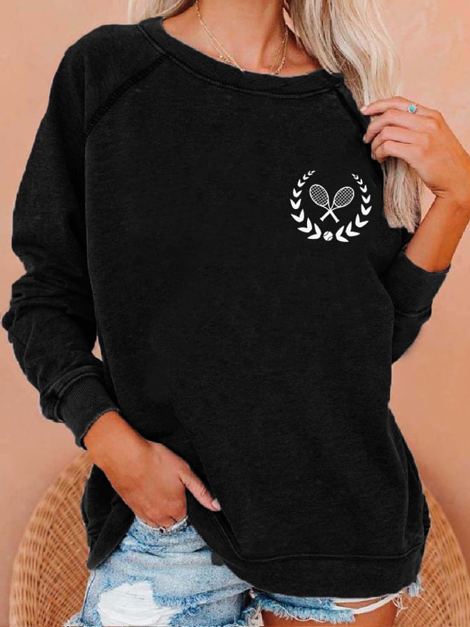 Women's Clothing Tennis Lovers Casual Sweaters