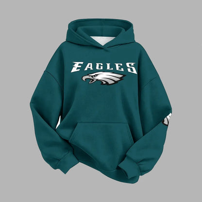 Philadelphia Eagles Vintage Plush Hoodie set | NFL