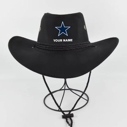 American Football New Cowboy Hat All Teams Personlized Name Gift For Fan 09