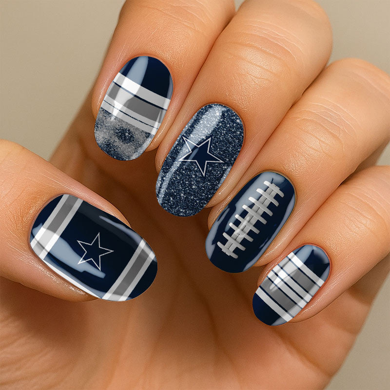 NFL All Team Nail Box Full Set Gift For Fan 10