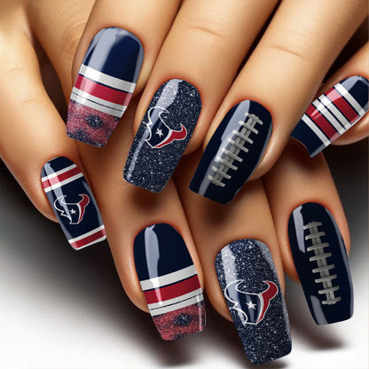 NFL All Team Nail Box Full Set Gift For Fan 14