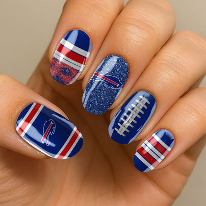 NFL All Team Nail Box Full Set Gift For Fan 01