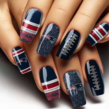 NFL All Team Nail Box Full Set Gift For Fan 22