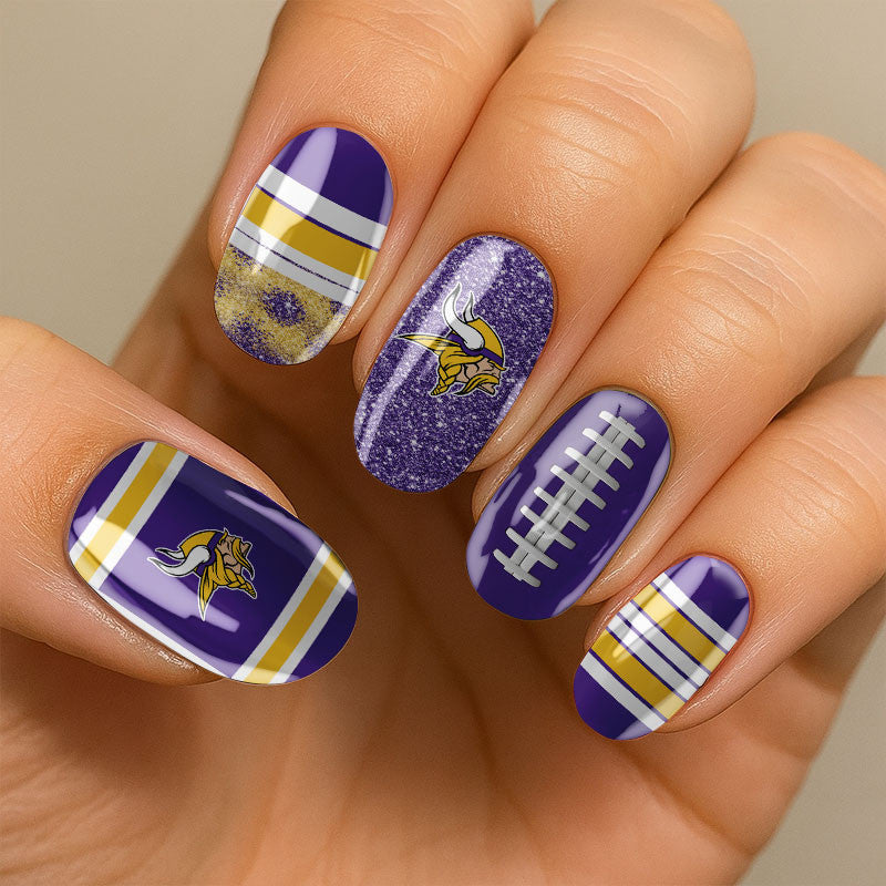 NFL All Team Nail Box Full Set Gift For Fan 07