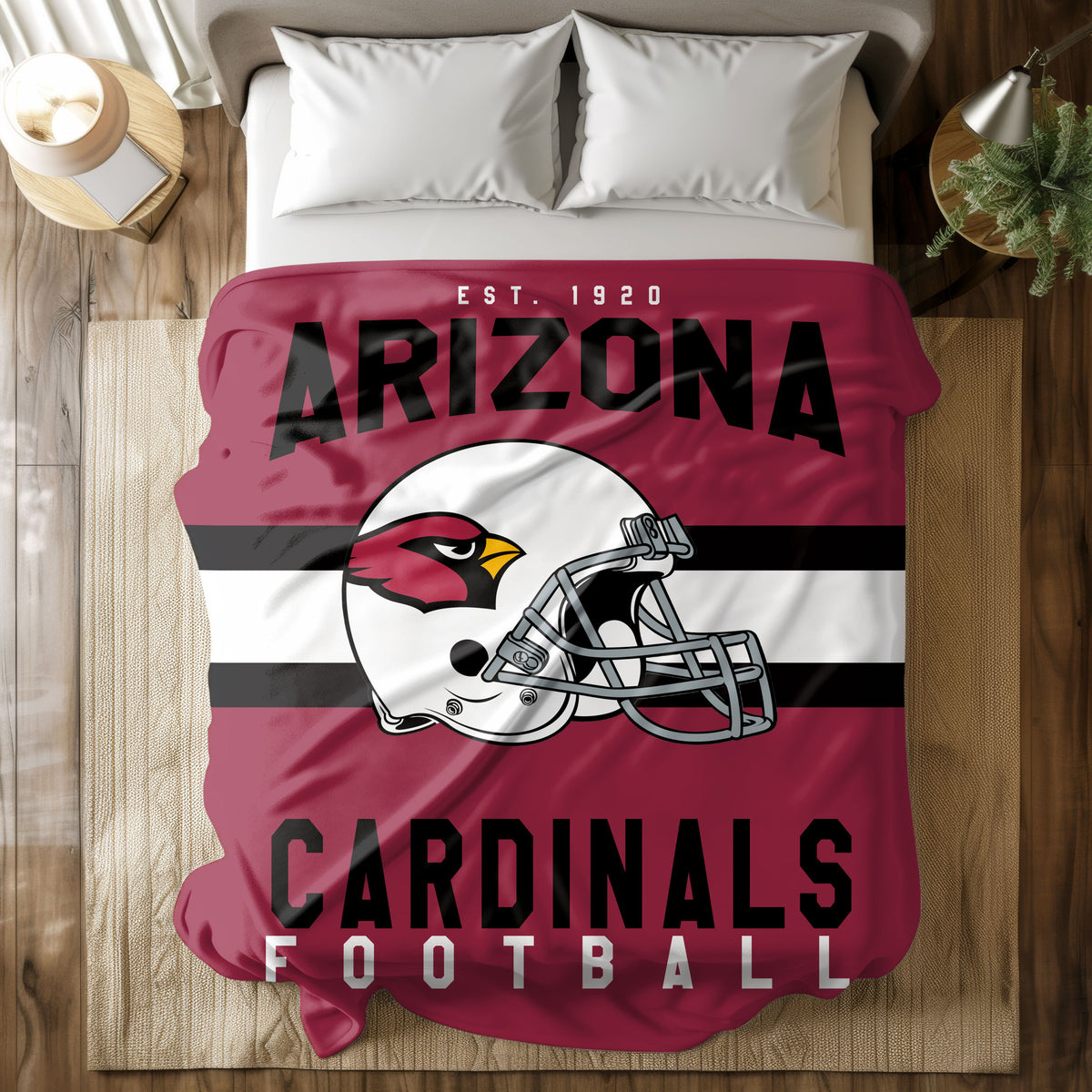 Arizona Cardinals Fleece Throw Blanket & Quilt