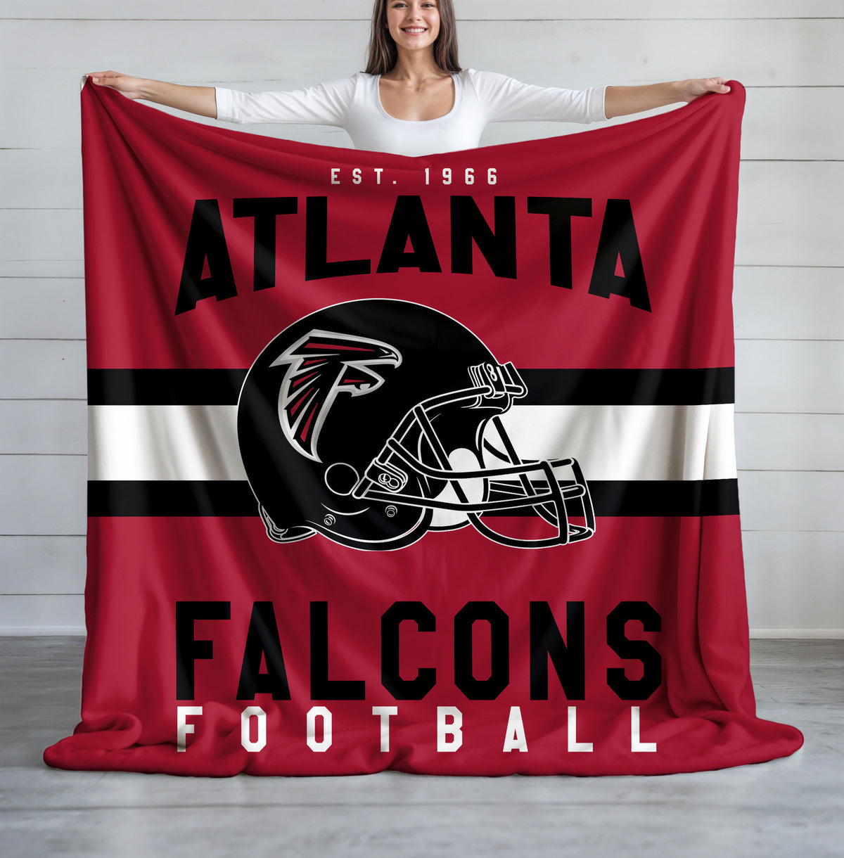 Atlanta Falcons Fleece Throw Blanket & Quilt