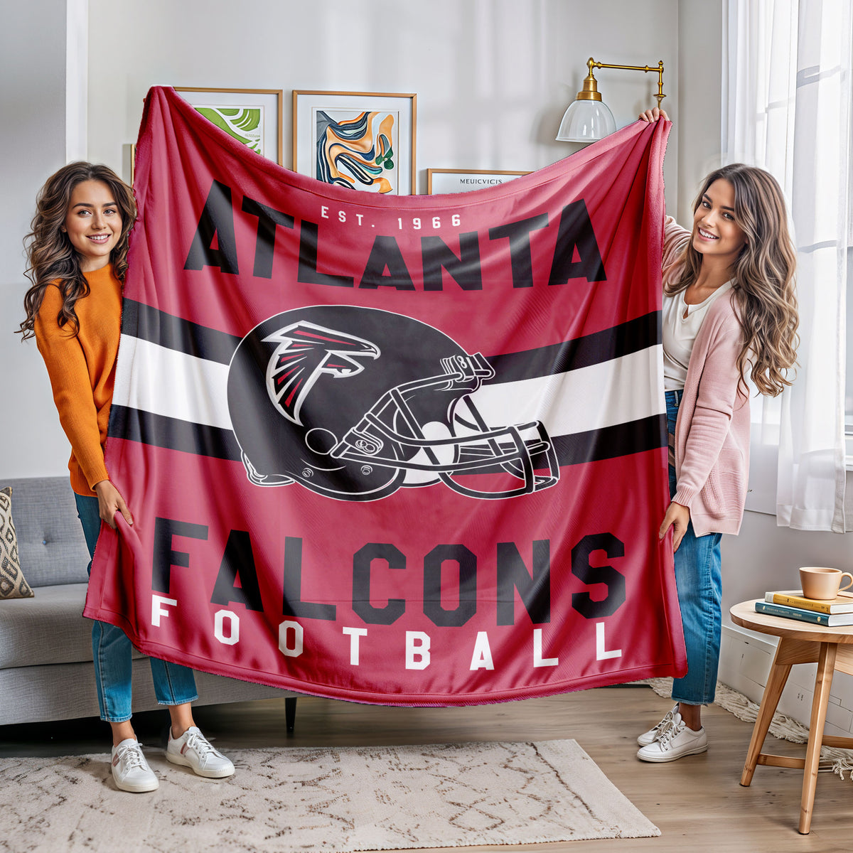 Atlanta Falcons Fleece Throw Blanket & Quilt