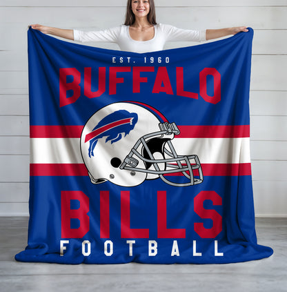 Buffalo Bills Fleece Throw Blanket & Quilt