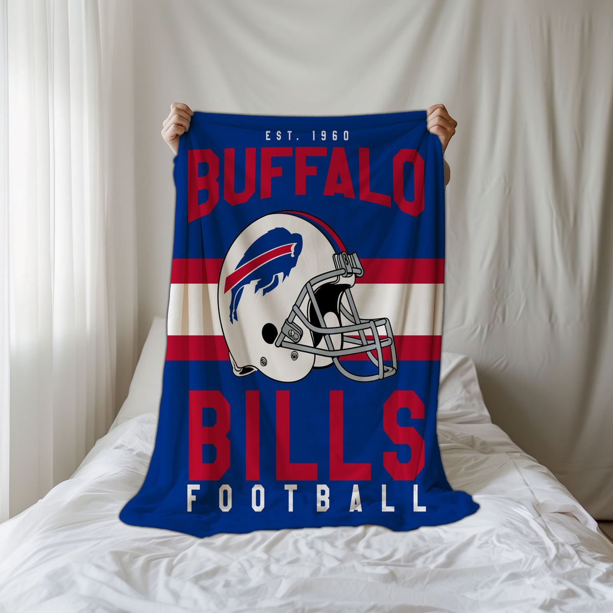 Buffalo Bills Fleece Throw Blanket & Quilt